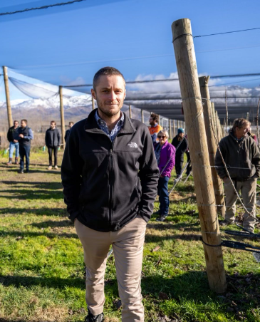 CEO of Fruitminder, Sebastian Chapman at Fruitminder Open Day Event.